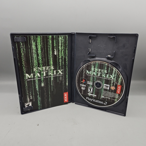PS2 Enter the Matrix Video Game PlayStation 2 CIB Black Label Atari 2003 - Picture 5 of 6